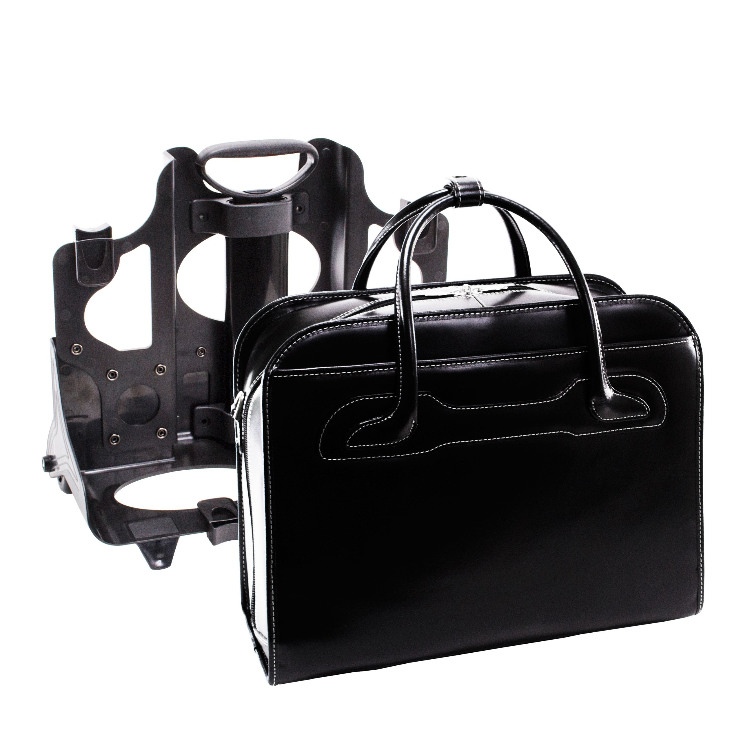 mcklein wheeled briefcase