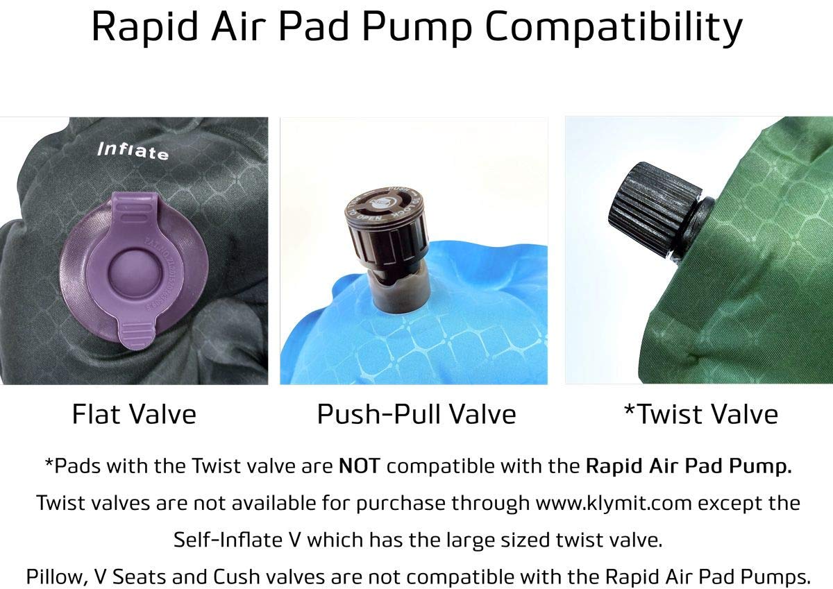 Klymit Rapid Air Pump Ebay