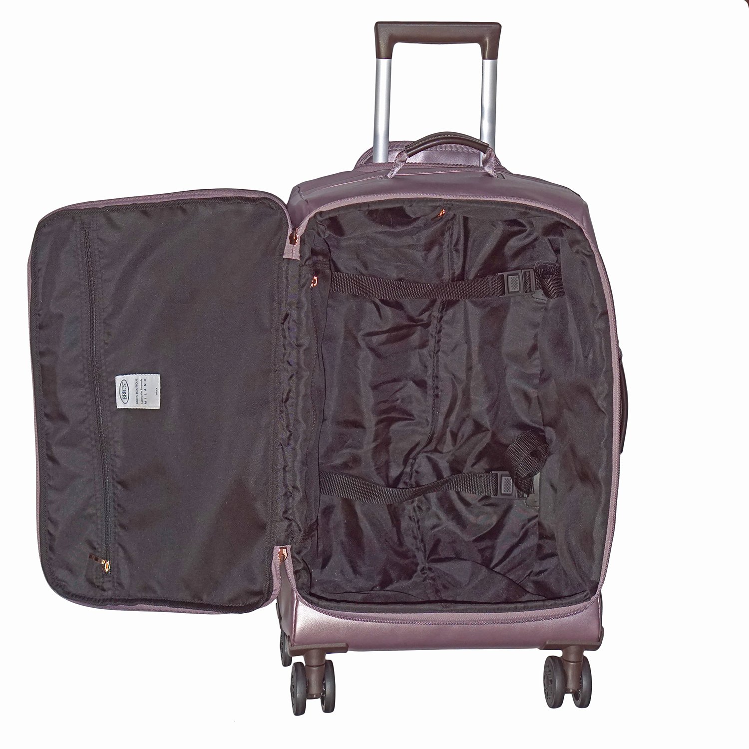 Dove Grey Brics X-Bag//x-Travel 21 Inch International Carry On Spinner W//Frame