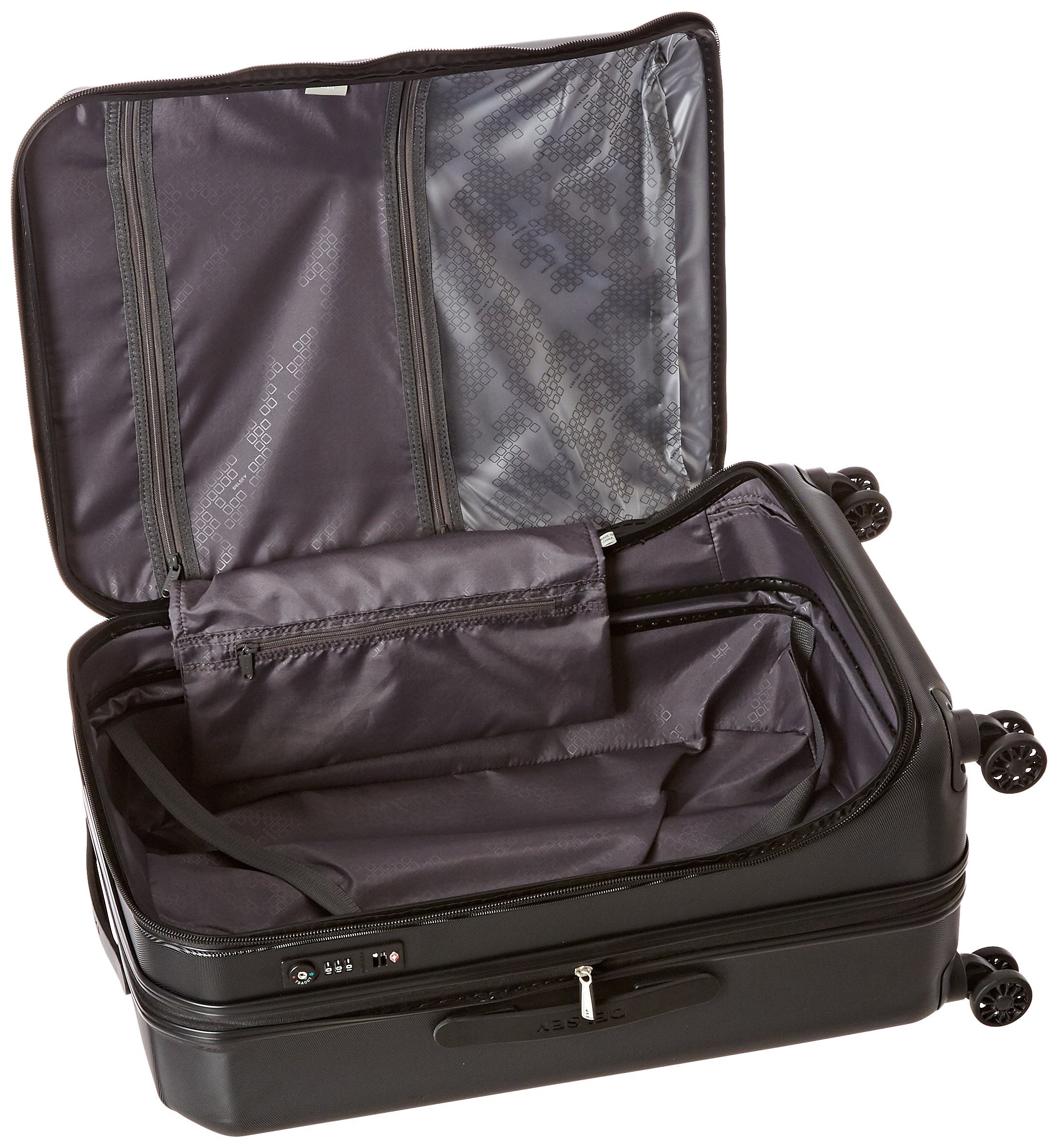 top lid opening hardside luggage