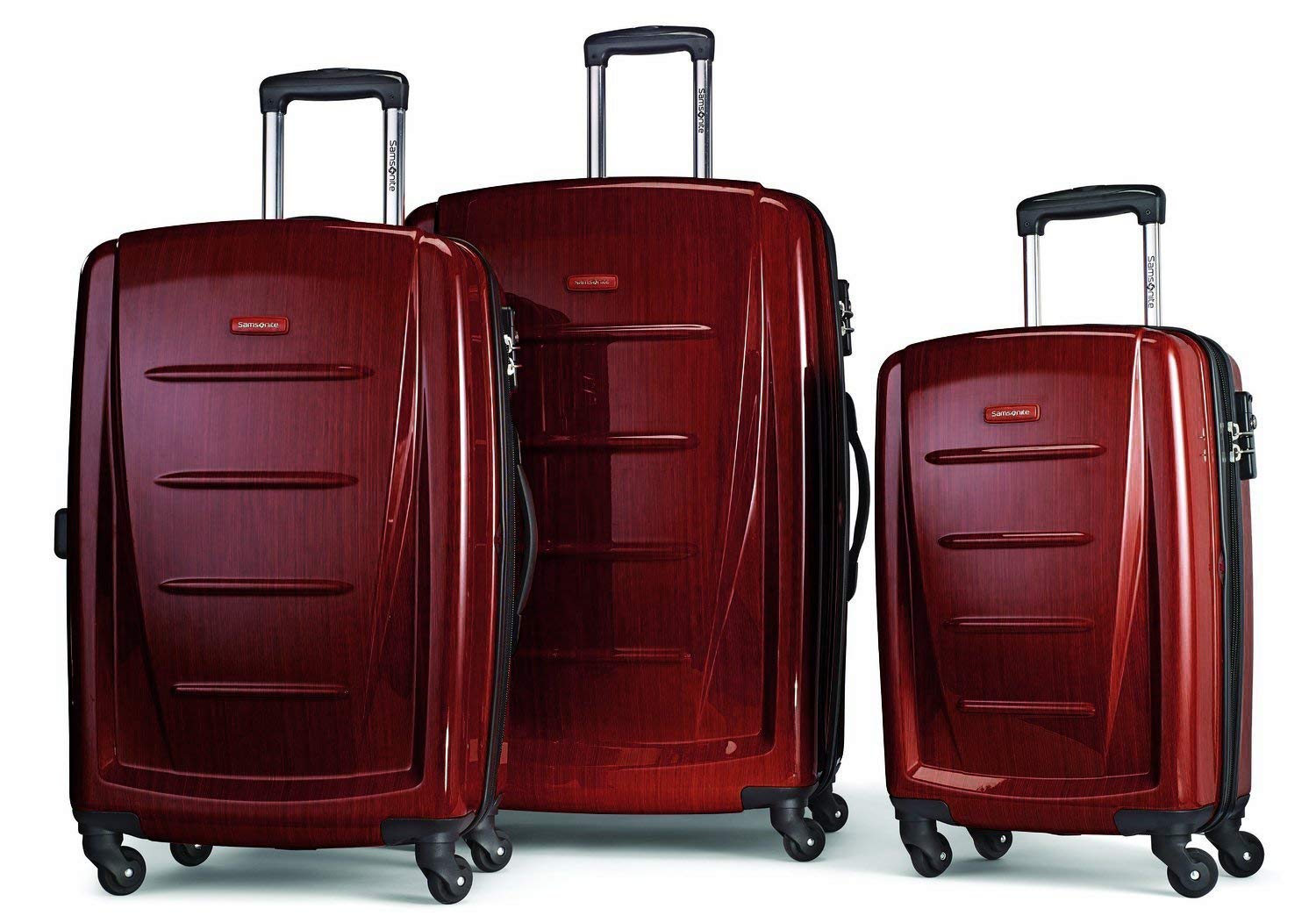 代引不可】 スーツケース キャリーバッグ ビジネスバッグ ビジネスリュック バッグ Samsonite Winfield Hardside  Expandable Luggage with Spinner Wheels, Checked-Medium 24-Inch, Nordスーツケース 