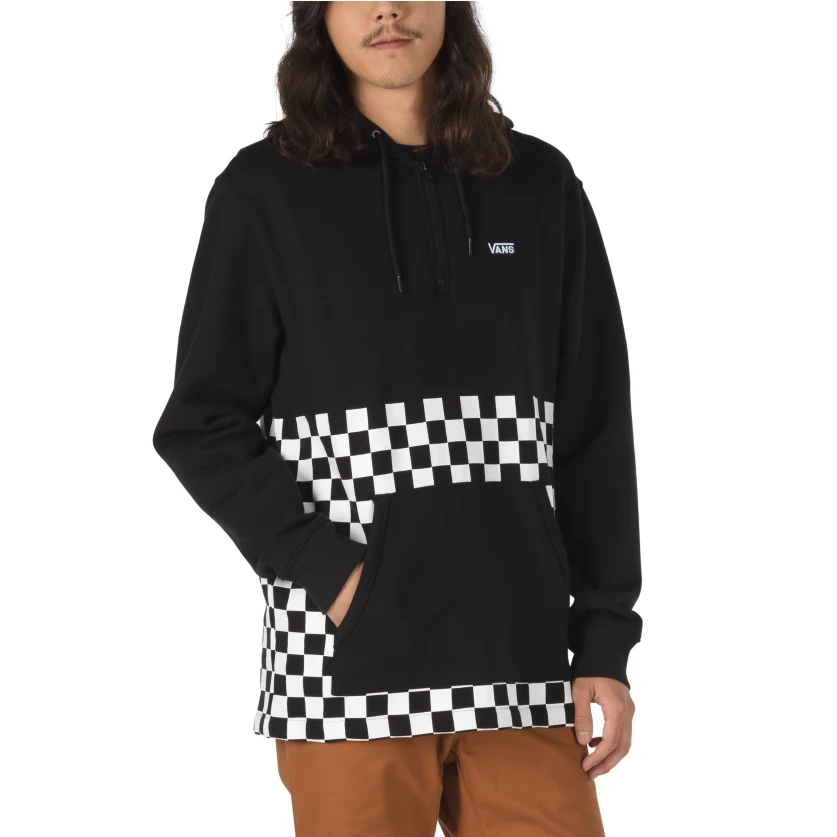 checkered sweatshirt vans