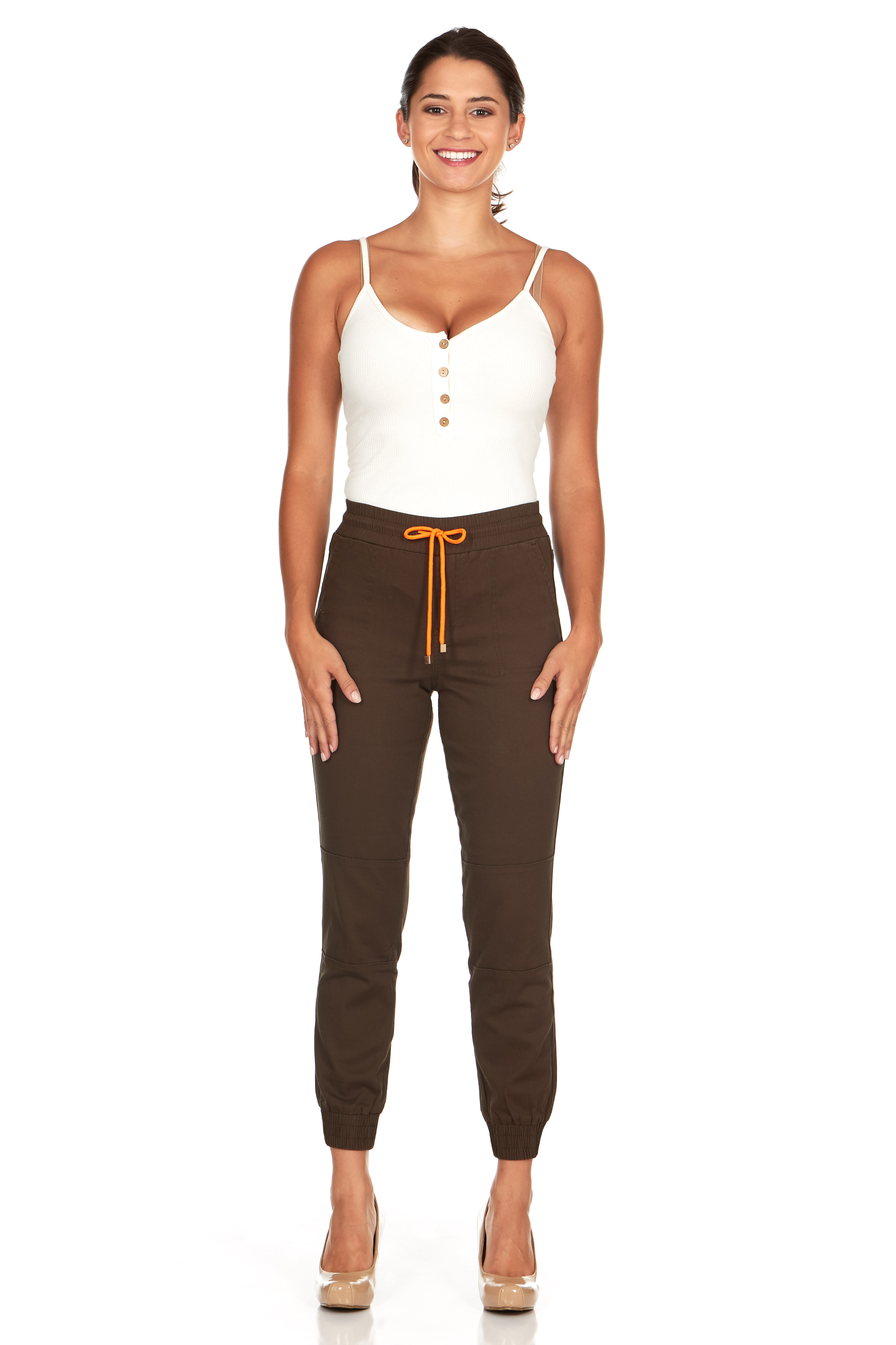 womens high waisted skinny joggers