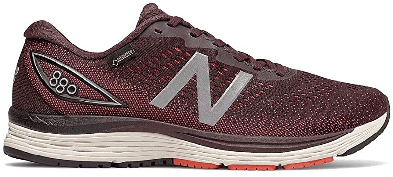 New Balance Men\u0026#039;s 880v9 GTX Running Shoe, Black/Red, 7 D(M) US
