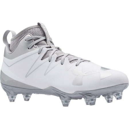 white ua cleats