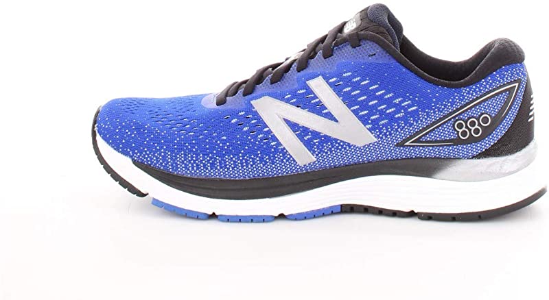 New Balance Men's 880 v9 Running Shoe, Blue/Black/Silver Metallic, 11.5 ...