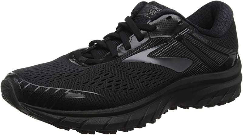 Brooks Men's Adrenaline GTS 18 Running Shoes, Black/Black, 8 D(M) US | eBay