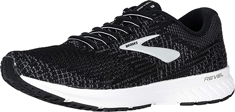 brooks revel women's black and white