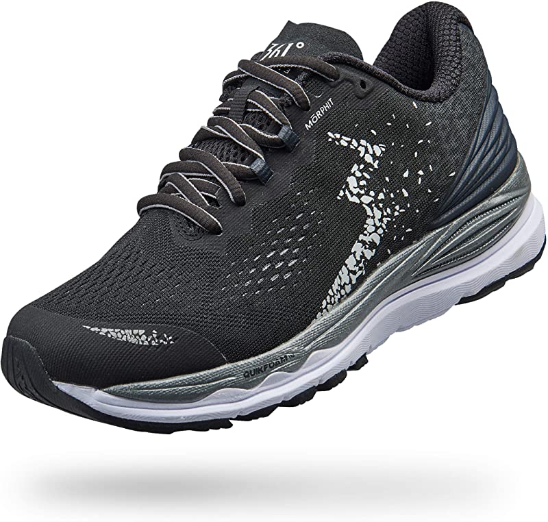 361 Degrees Men's Meraki 3 Running Shoes, Black/Ebony, 8.5 D