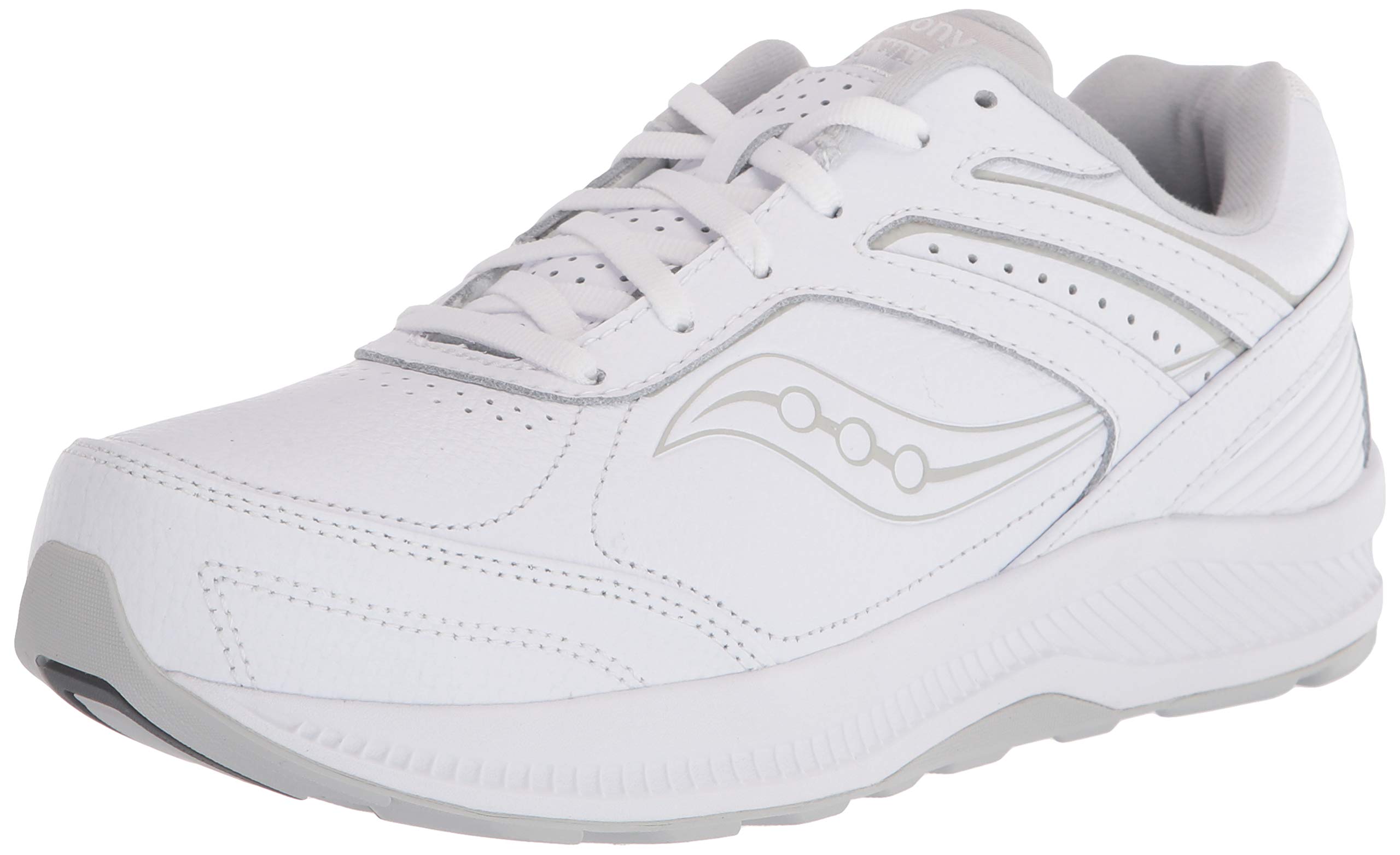 Saucony Women's Echelon Walker Walking Shoes, White, 11 D Wide US