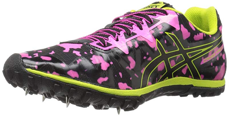 hot pink track spikes