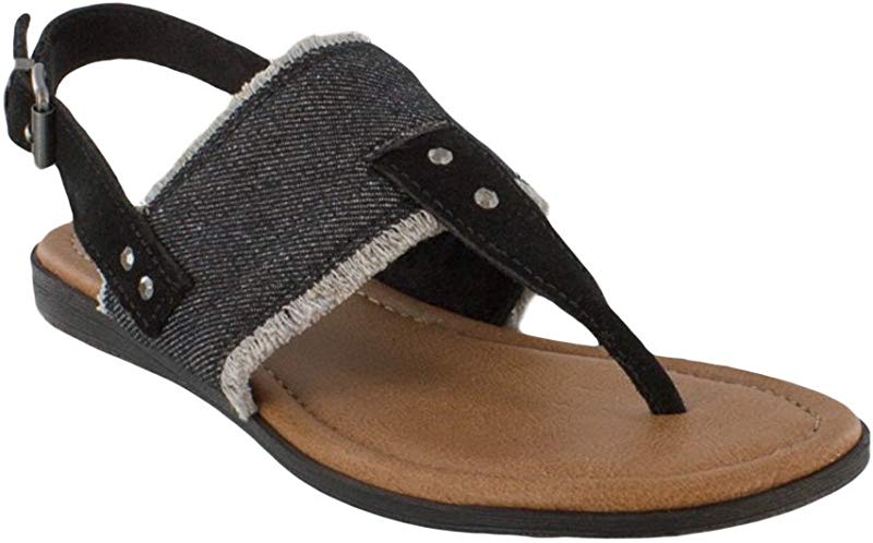 minnetonka denim sandals