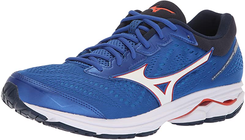 mizuno men's wave rider 22 knit running shoe