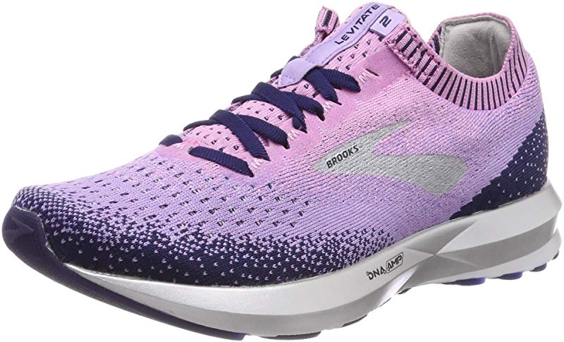 Brooks Women's Levitate 2 Road Running Shoes, Lilac/Purple/Navy, 11 B(M ...