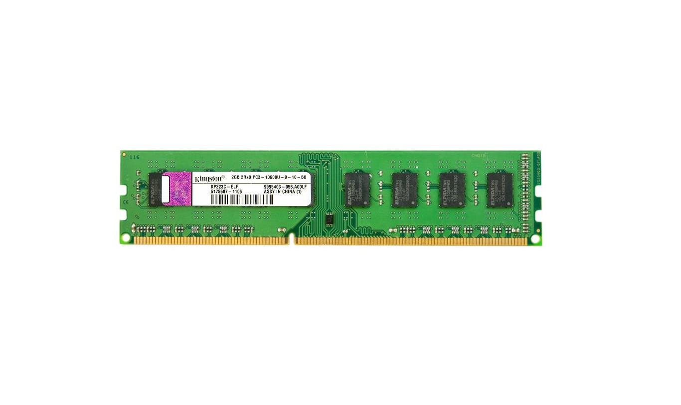 kingston 2gb 2rx8 pc3 10600u