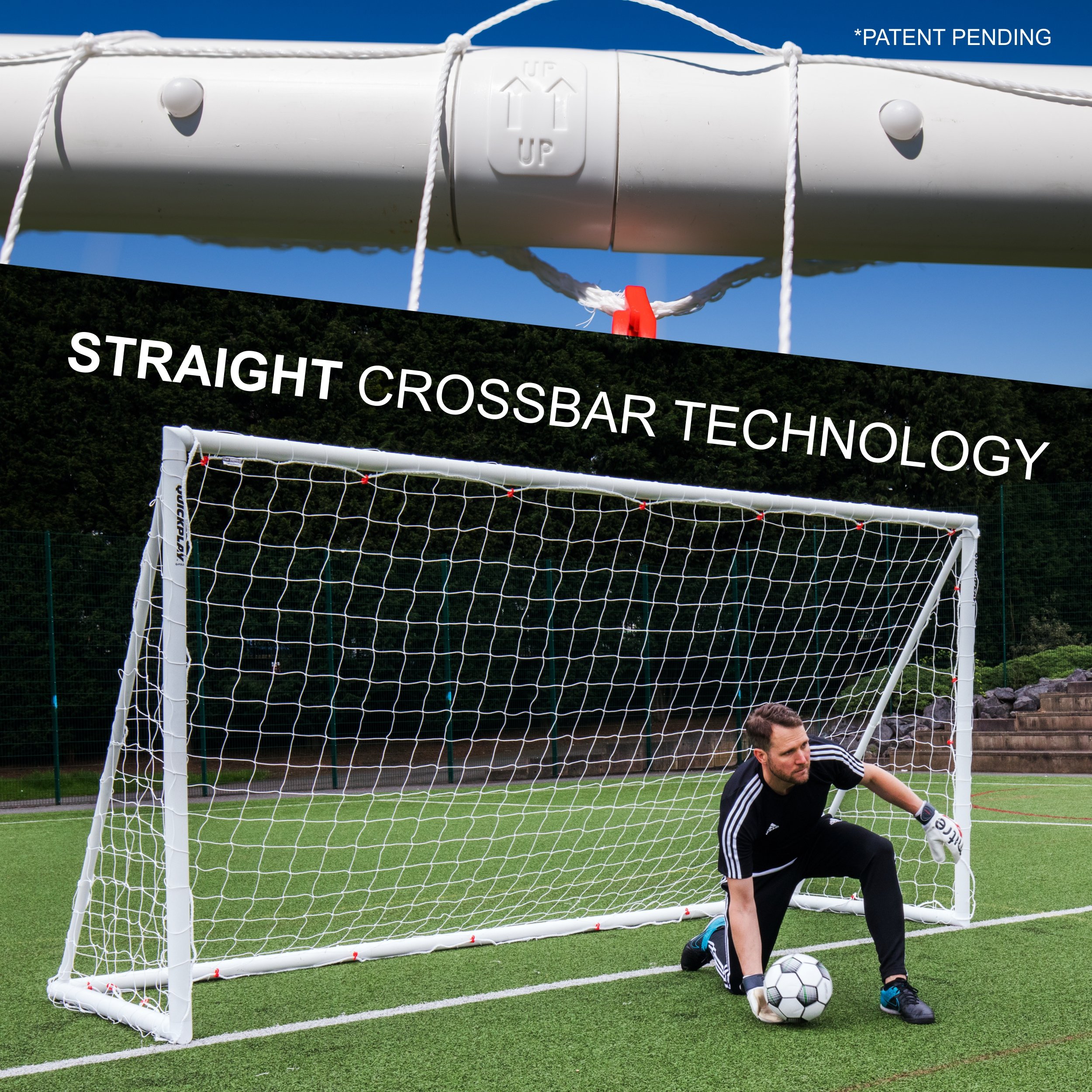 QuickPlay QFold The 30 Second Folding Soccer Goal for Backyard