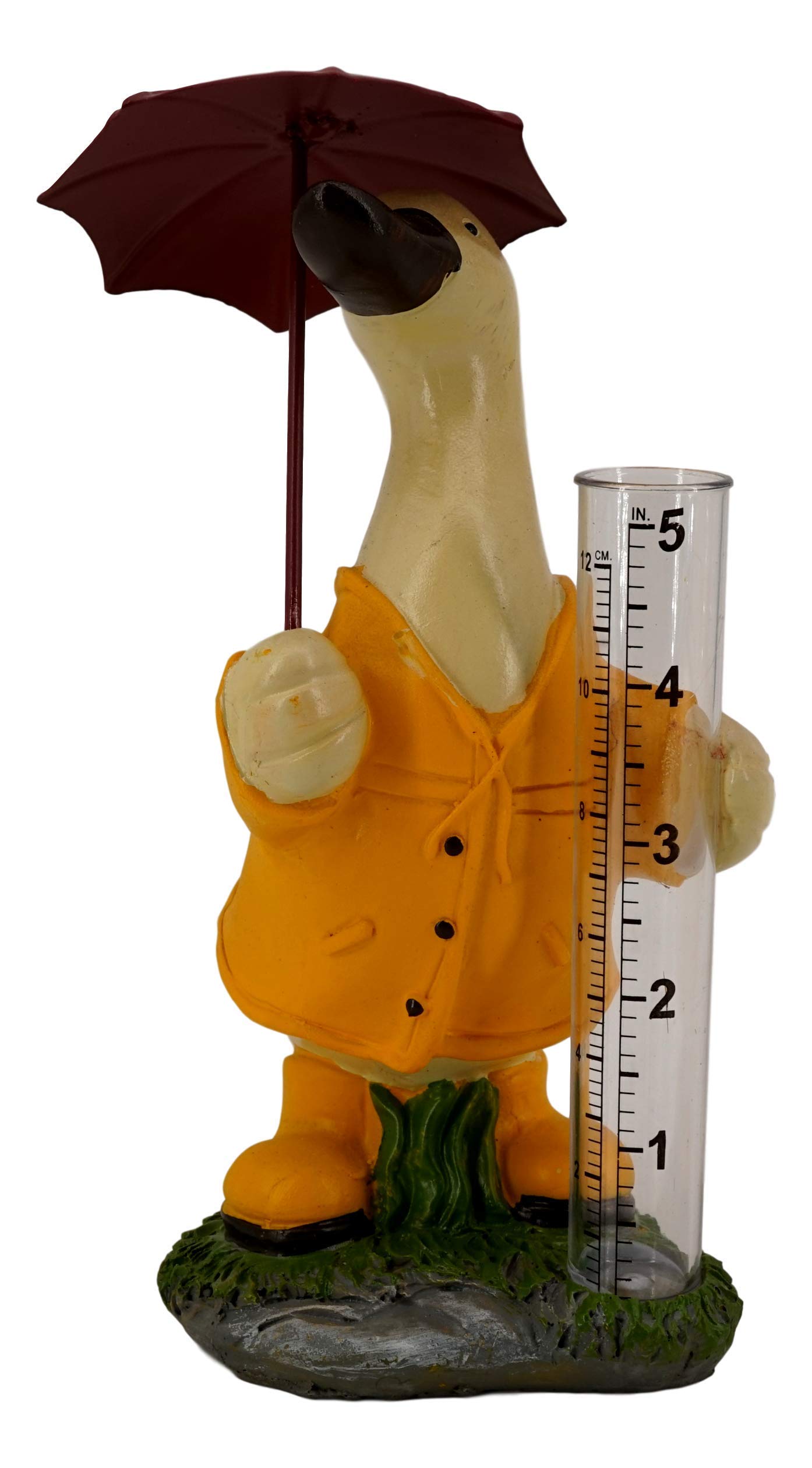 Treasure Co Trio Duck Rain Gauge w/ Umbrella, 8" Tall, Decorative eBay