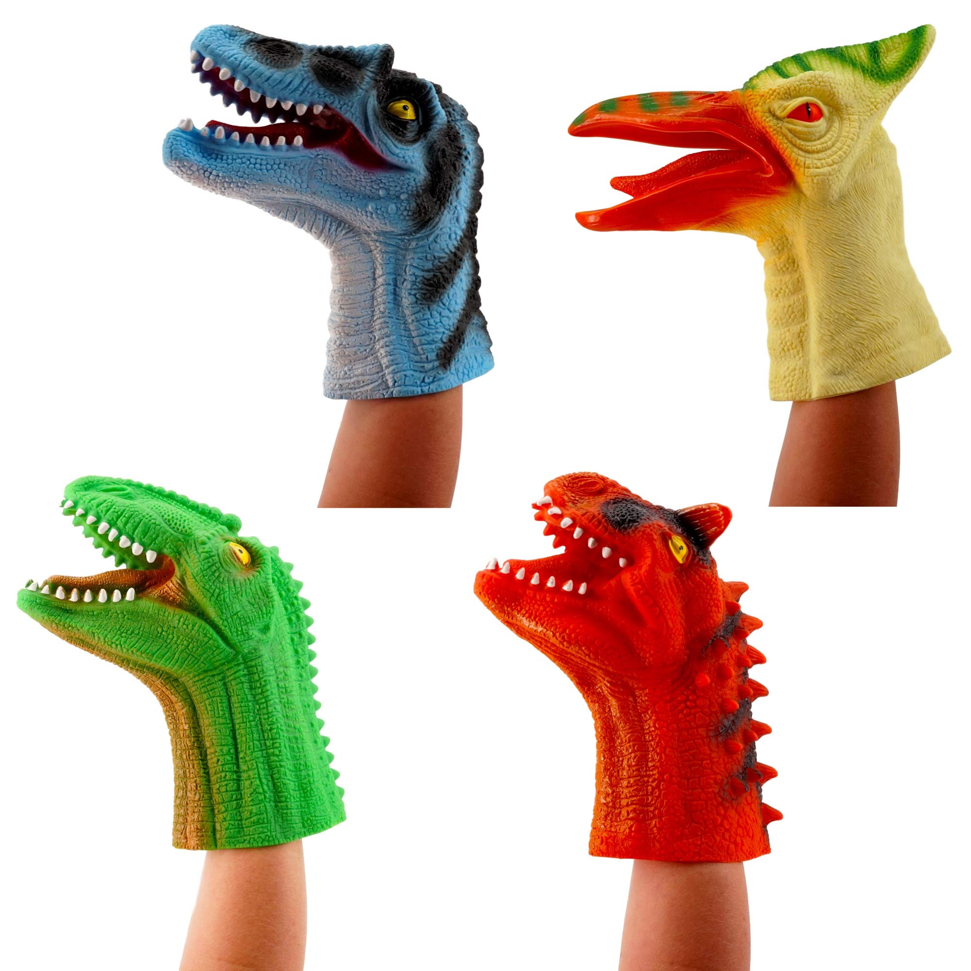 dinosaur soft hand puppet