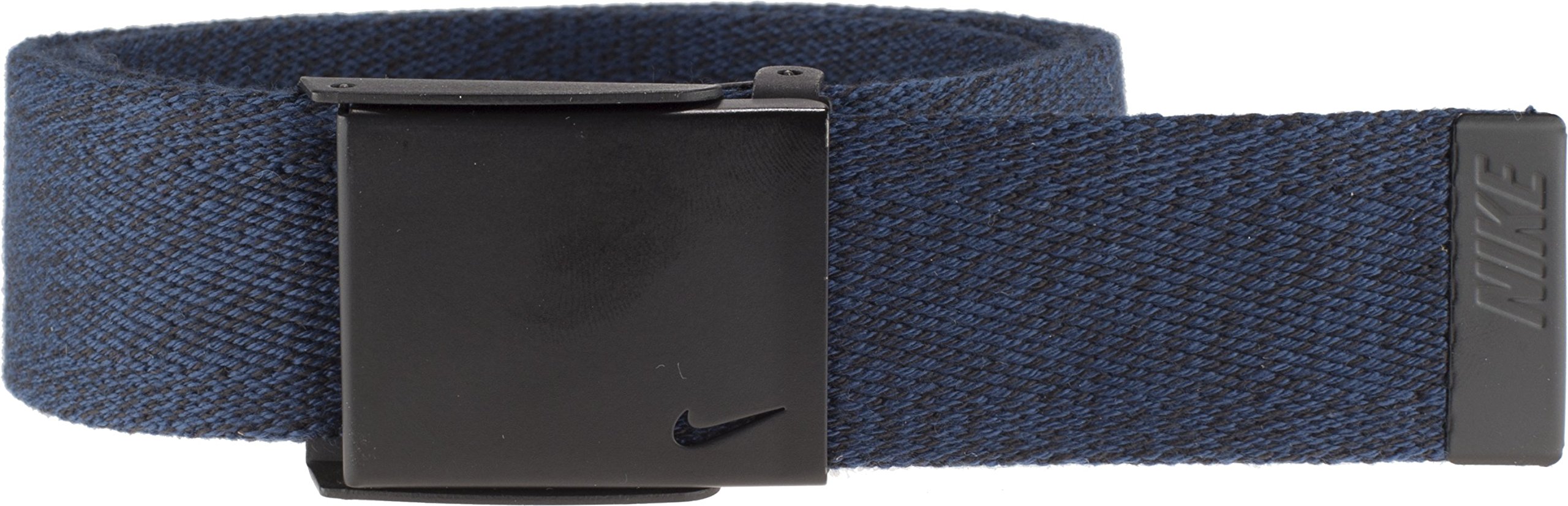 Nike Men's One Size Swoosh Web Belt, Navy 40 inch Cut to Fit - Main Image