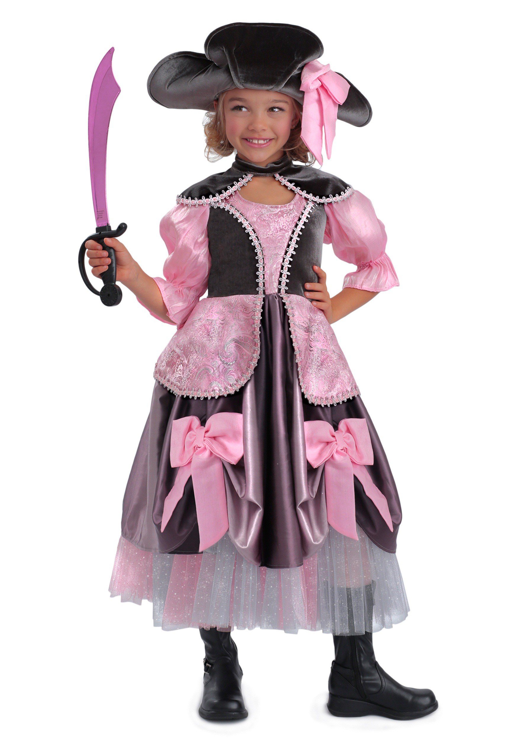 open lace back dress Red Pirate Princess Deluxe Costume – Teetot & Co., Inc main image 0