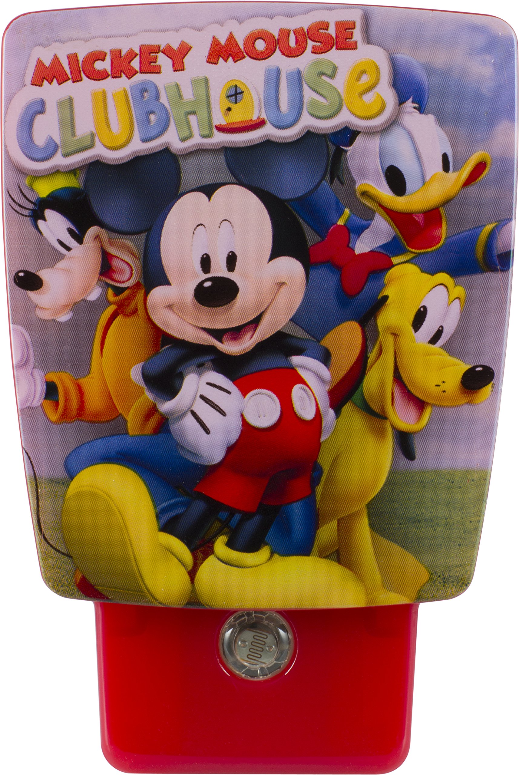 Procos Teelicht-Zahl 3 Mickey Mouse Club House - Rot/weiß, 6 Cm Hoch, Für Geburtstagskuchen