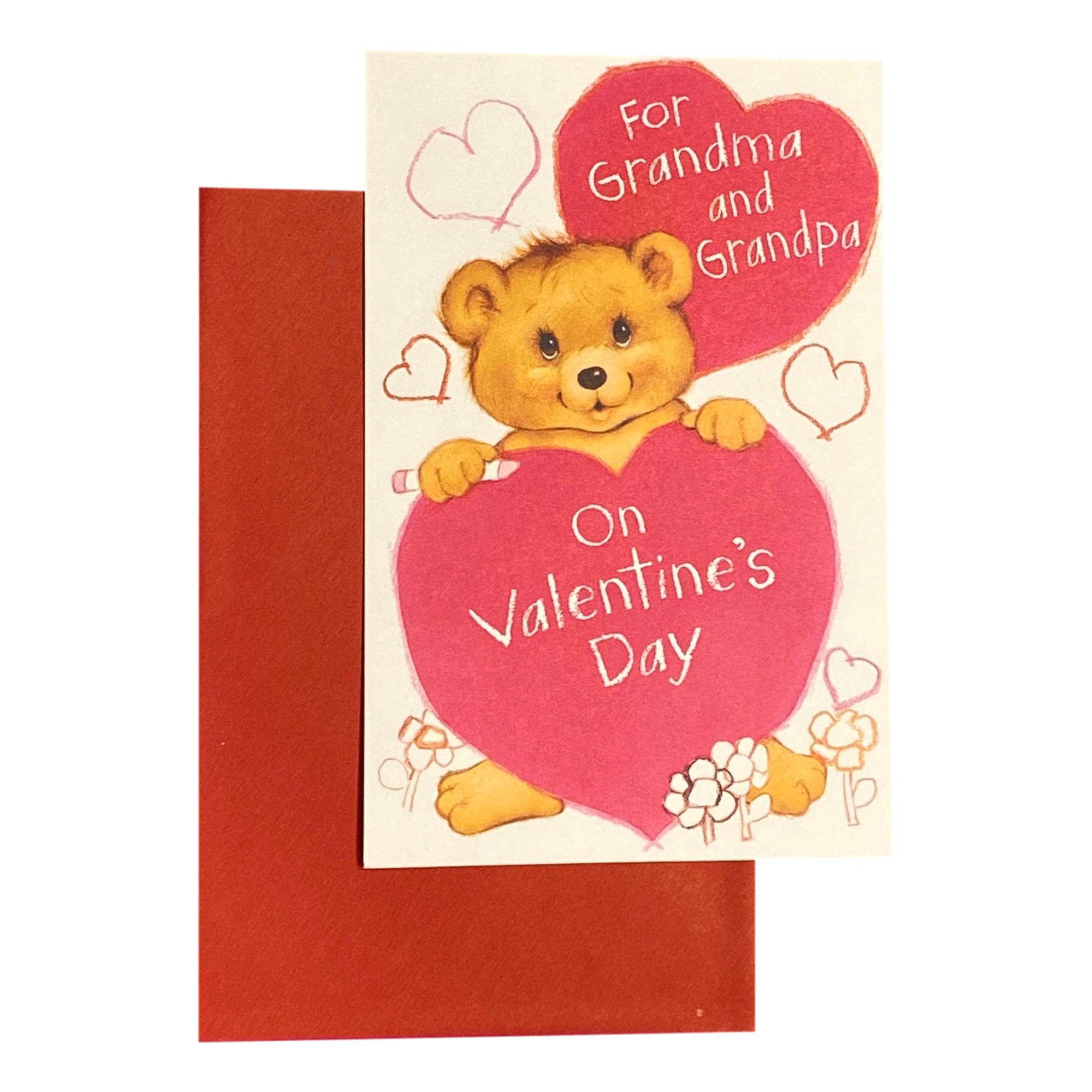 Valentines Day Greeting Card For Grandma For Grandma And Grandpa On Valentine Ebay
