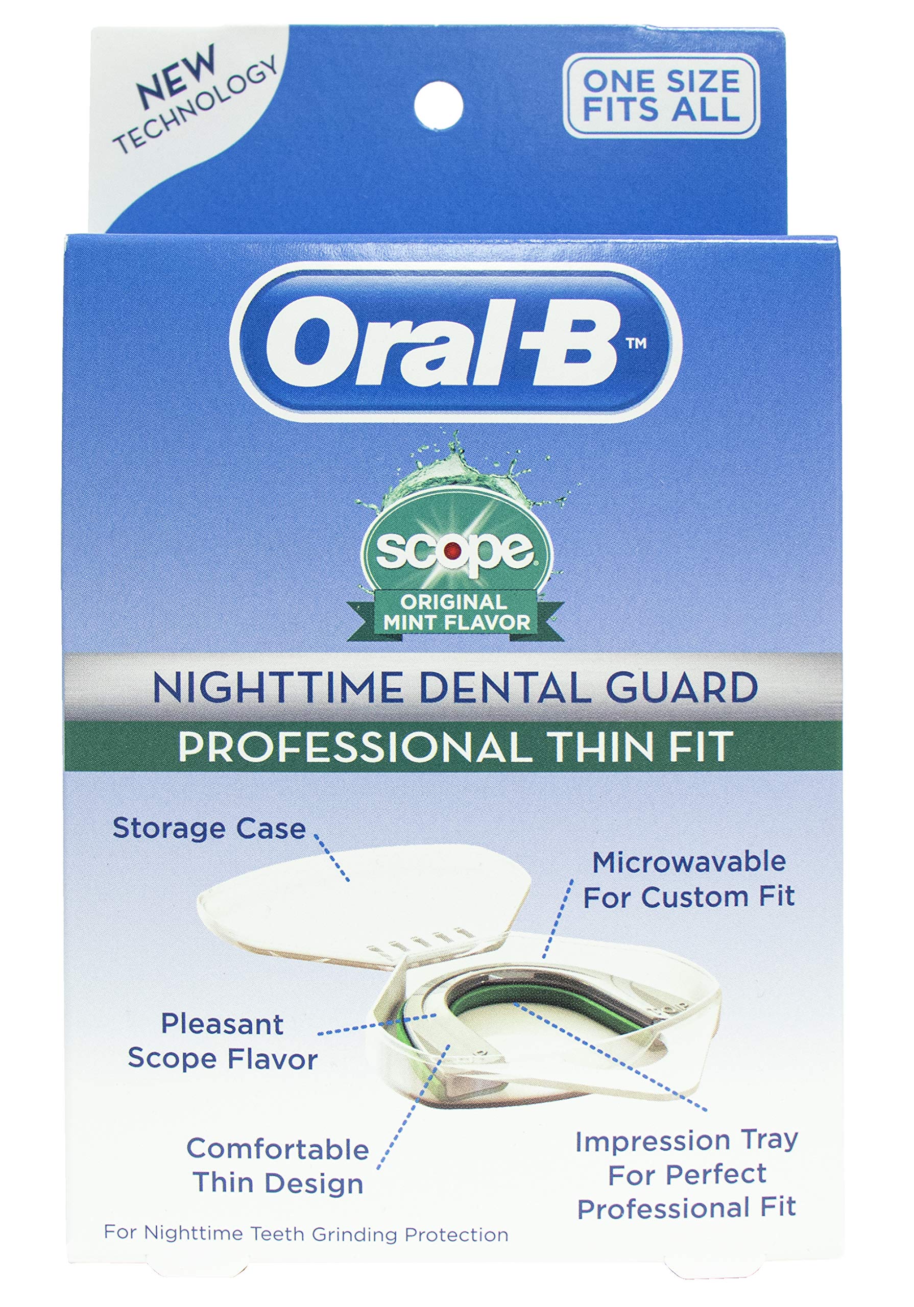 Oral-B Nighttime Dental Guard Less Than 3-Minutes For Custom Teeth ...