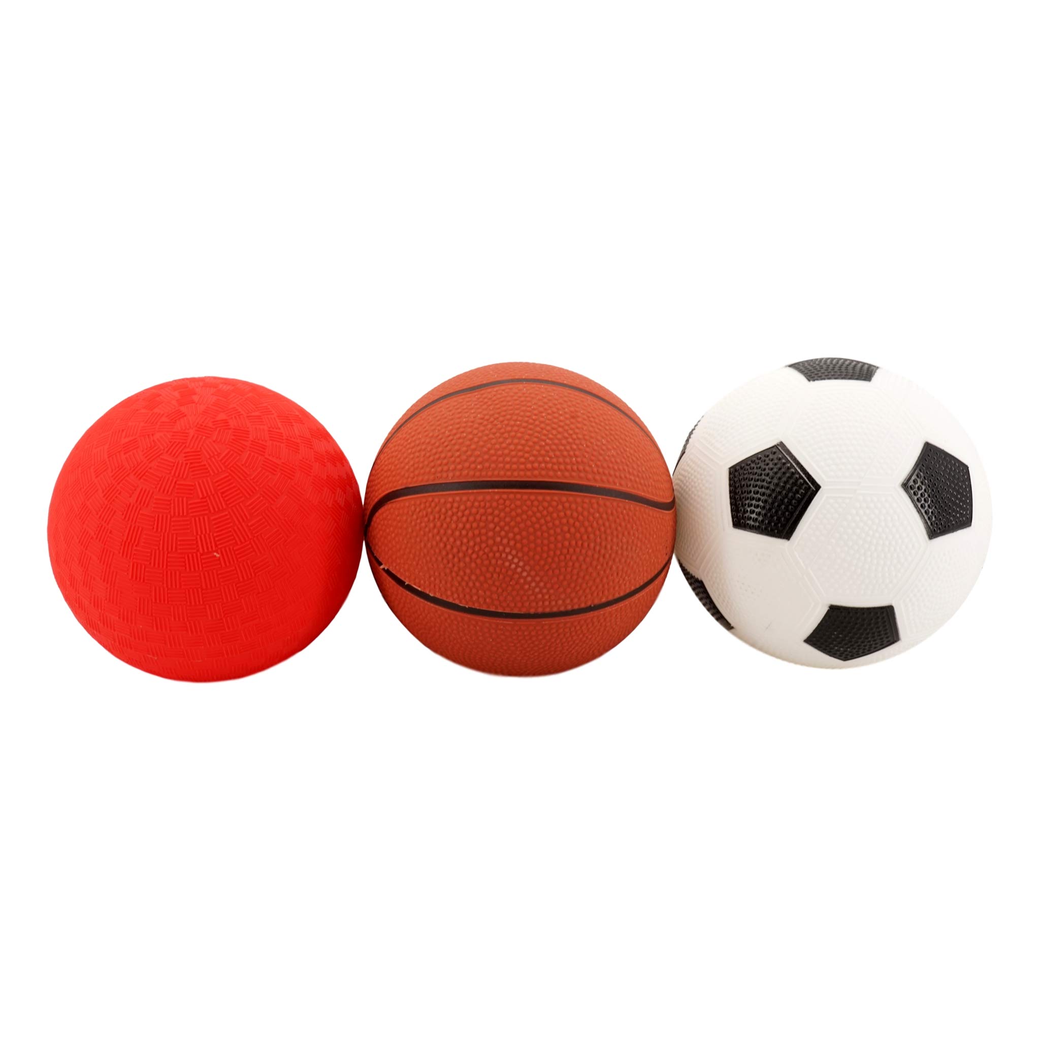 Kids Stuff Mini Sports Balls Pack-Soccer/Basketball/Playground - Main Image