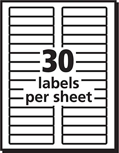 Avery 5366 Permanent TrueBlock File Folder Labels 30/sheets for sale ...