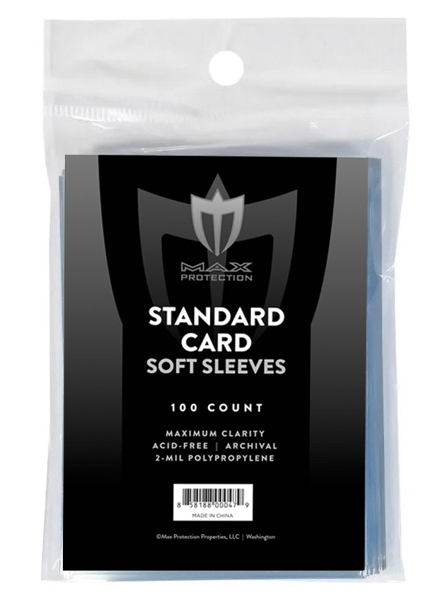 max protection card sleeves 65x90mm Standard Card Sleeve -120 pack, Medium Thickness Sleeves (SWN- –  SwanPanasia Sleeves main image 0