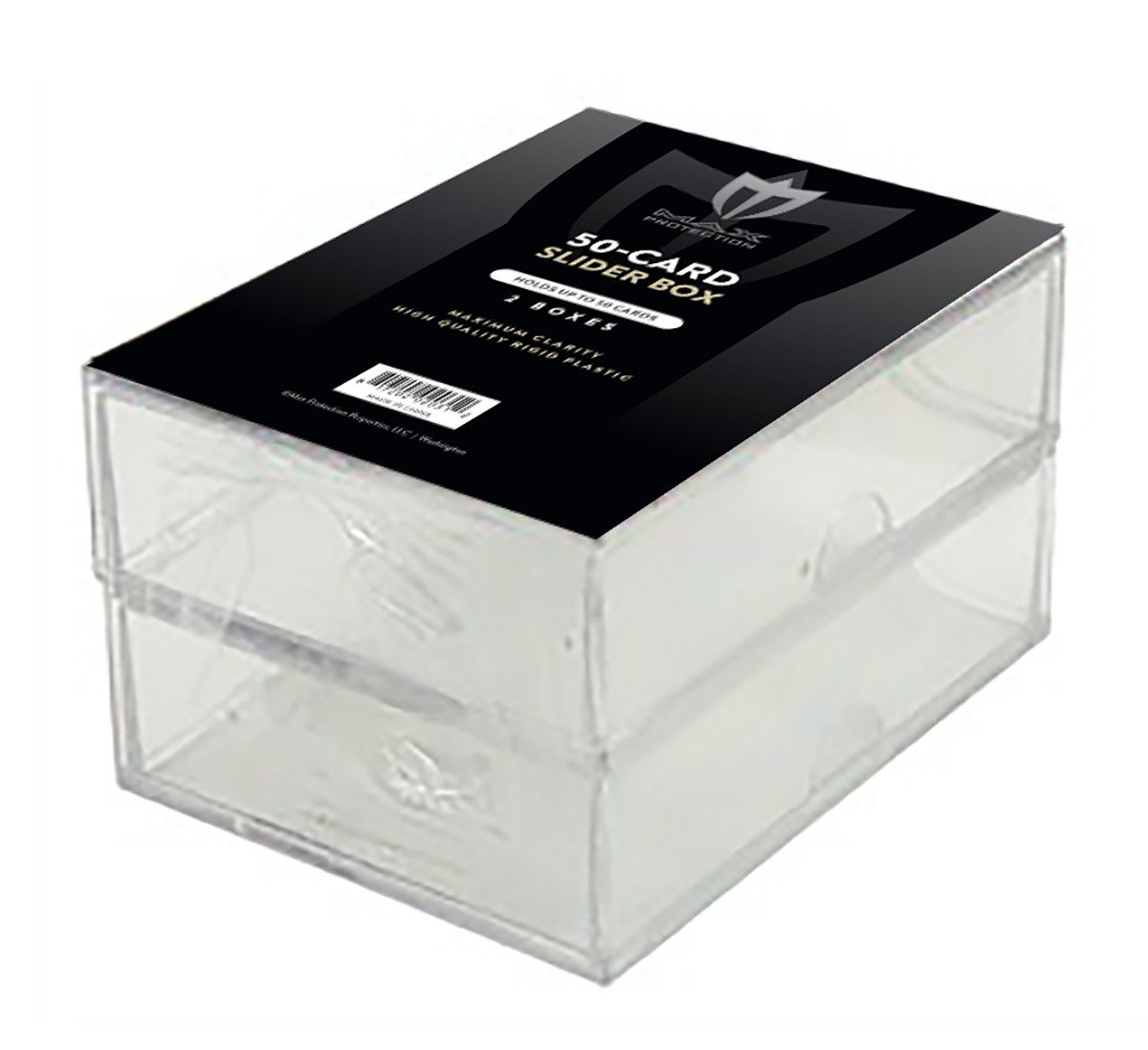 Case of 100 Max Pro 50ct Trading Card Slider Box Holder Case 817202020312 eBay