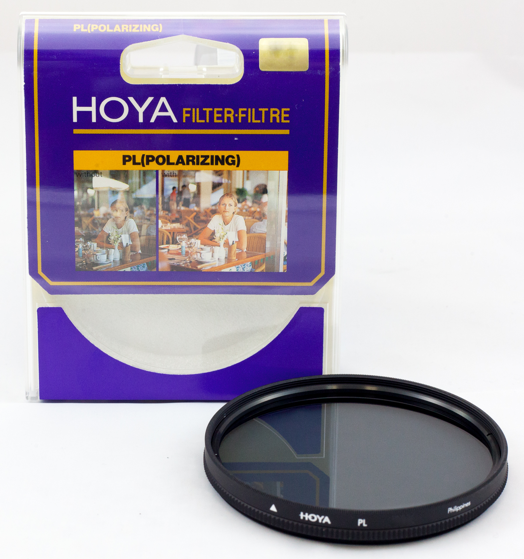 Hoya 49mm LINEAR Polarizer PL Glass Lens Filter Authorized USA Dealer B