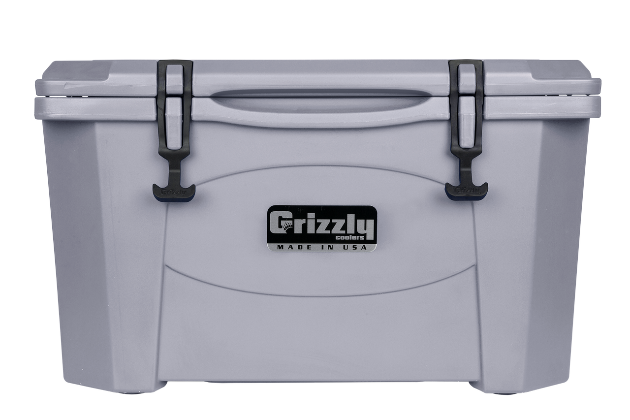 Grizzly Coolers 40 Quart Rotomolded Cooler, Gray 855489007763 eBay