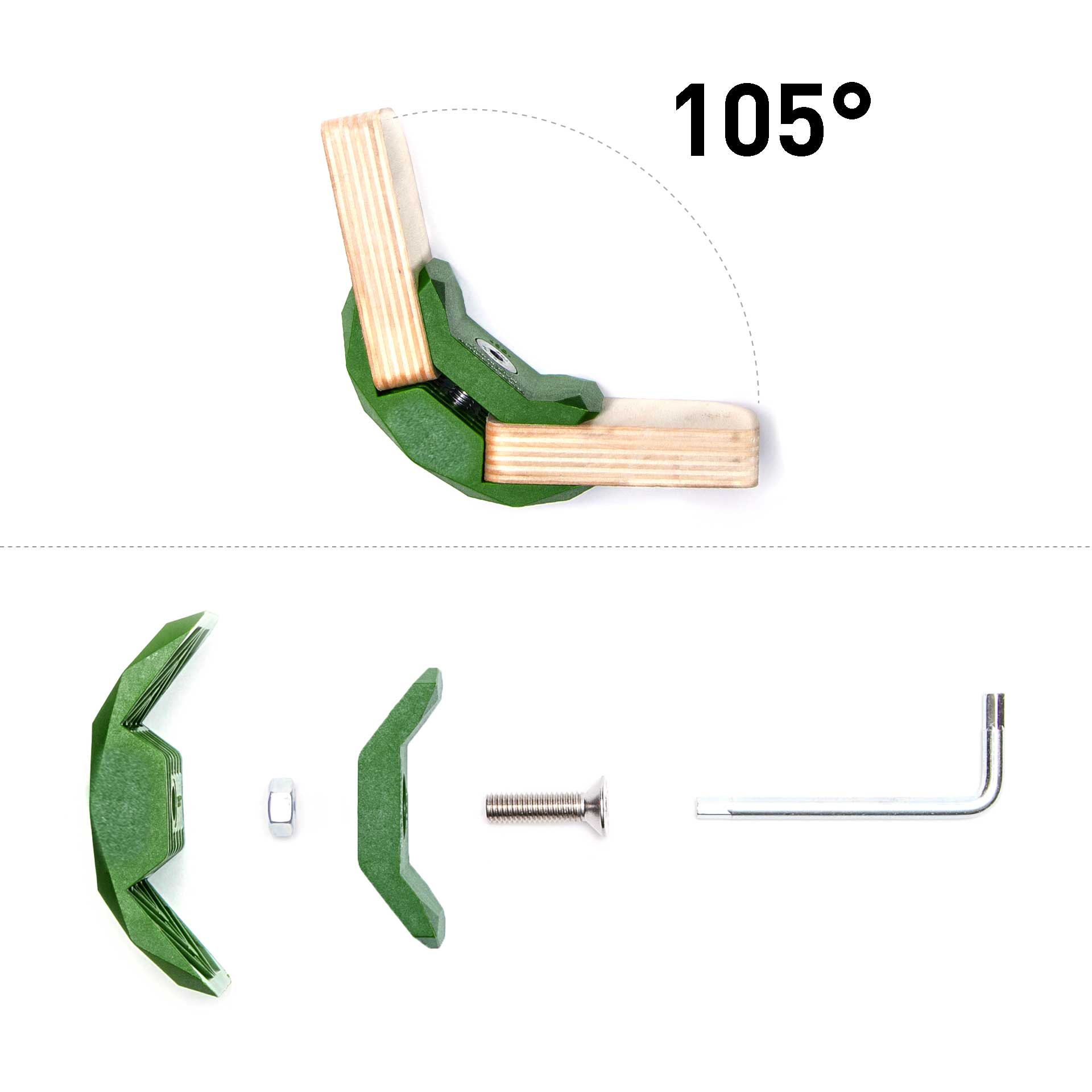 Conector PlayWood para montaje modular emergente de muebles y almacenamiento sin herramientas - Imagen 34 de 75