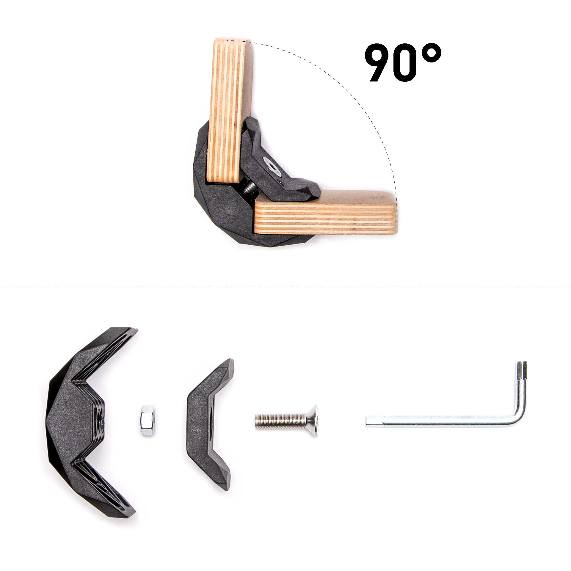 Conector PlayWood para montaje modular emergente de muebles y almacenamiento sin herramientas - Imagen 4 de 75