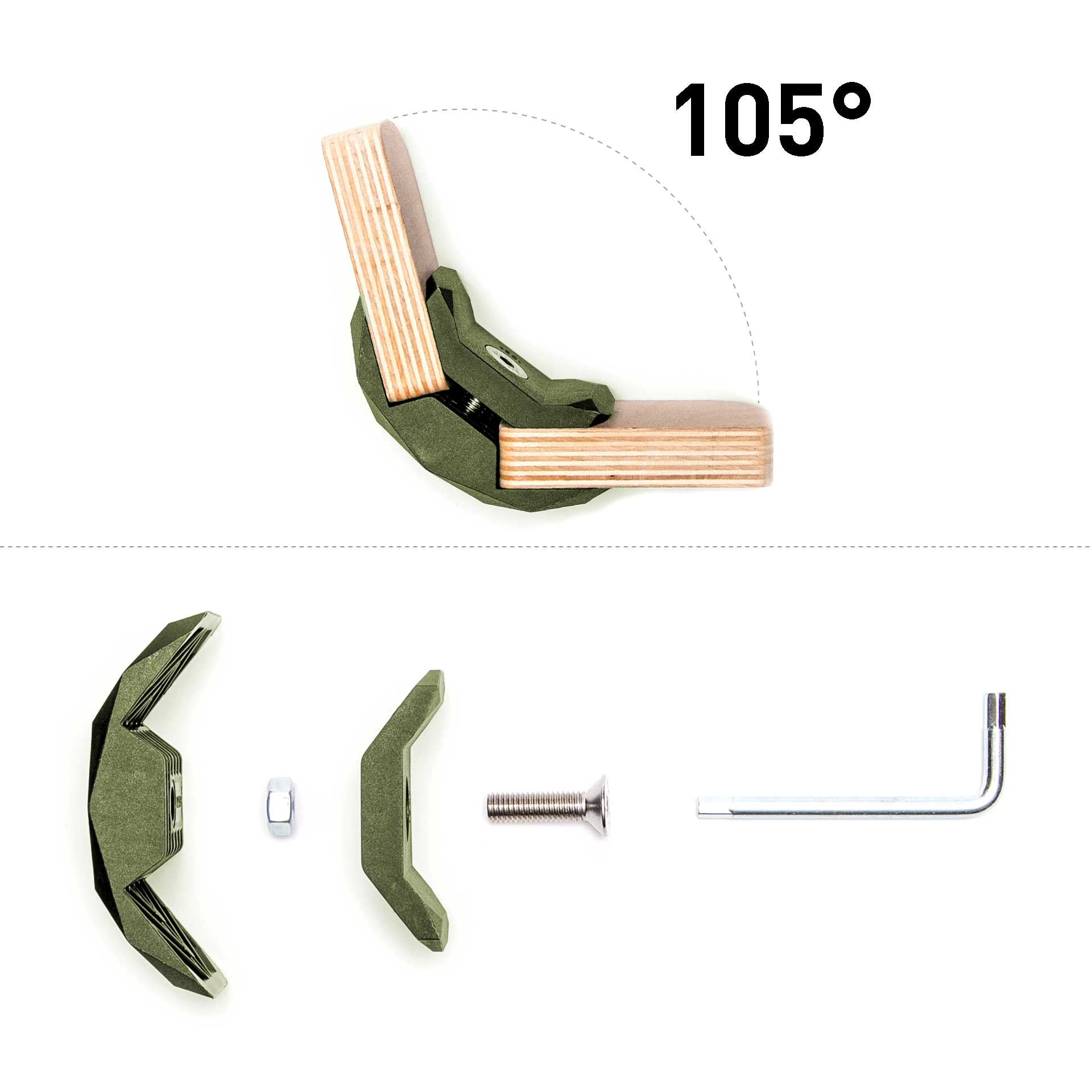 Conector PlayWood para montaje modular emergente de muebles y almacenamiento sin herramientas - Imagen 47 de 75
