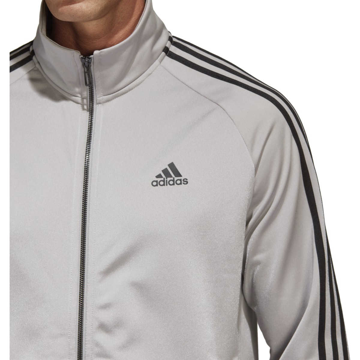 adidas Mens Essential 3-Stripes Tiro Track Jackets Sports Zipper | eBay