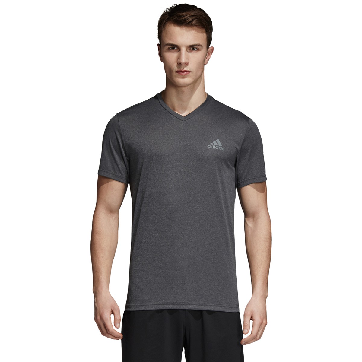 Original adidas Men's Sports Tee Athletics V-Neck T-Shirt Training ...