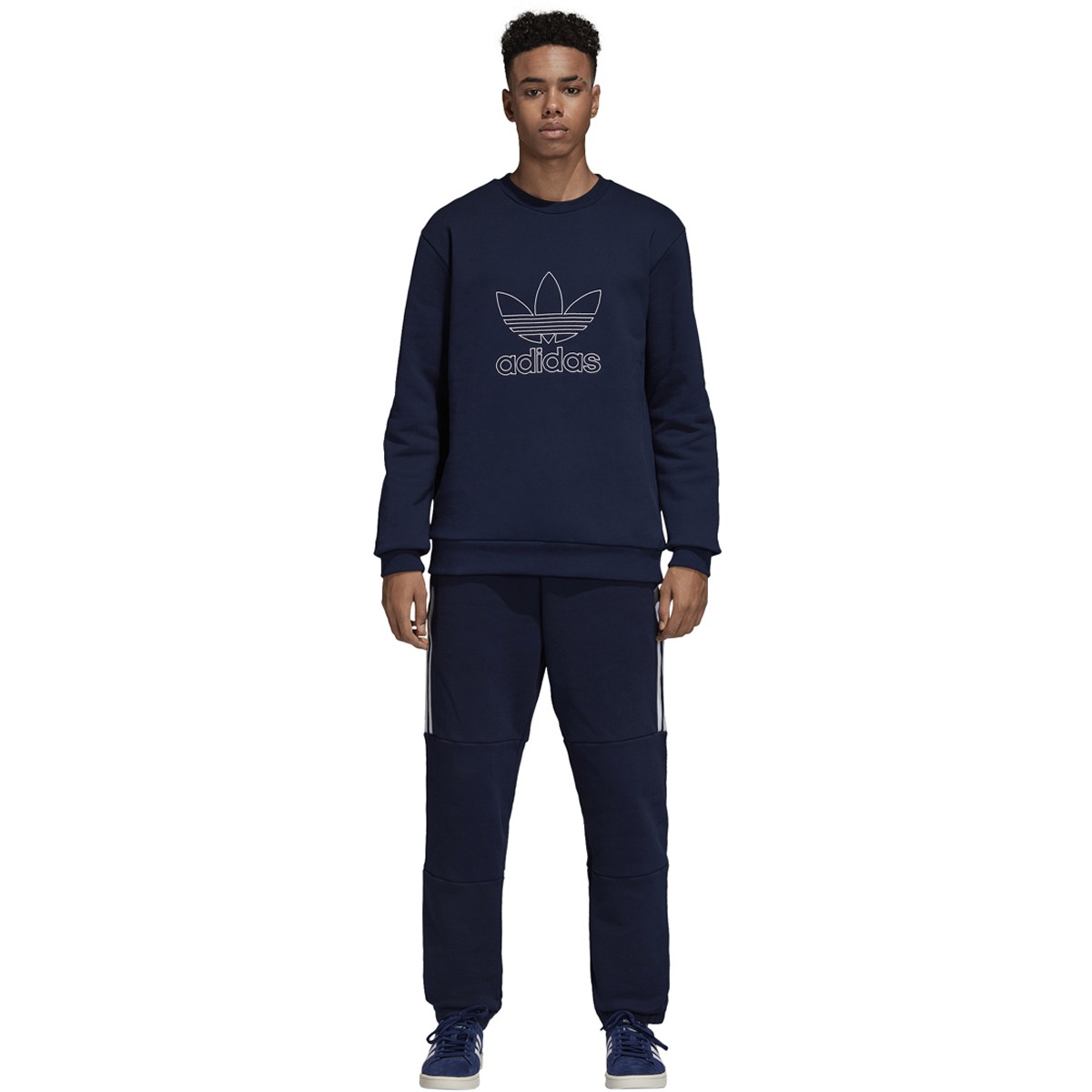 adidas full sleeve solid men's sweatshirt