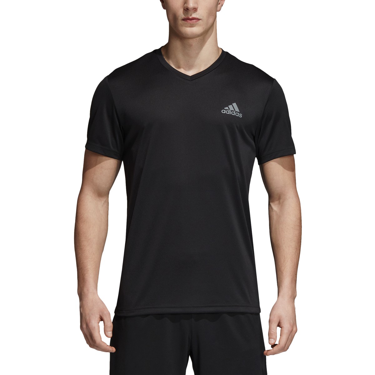 Original adidas Men's Sports Tee Athletics V-Neck T-Shirt Training ...