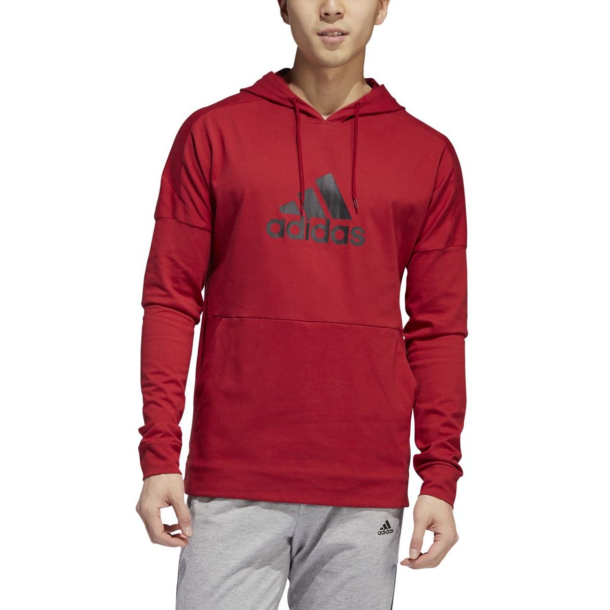 adidas essential hooded sweatshirt