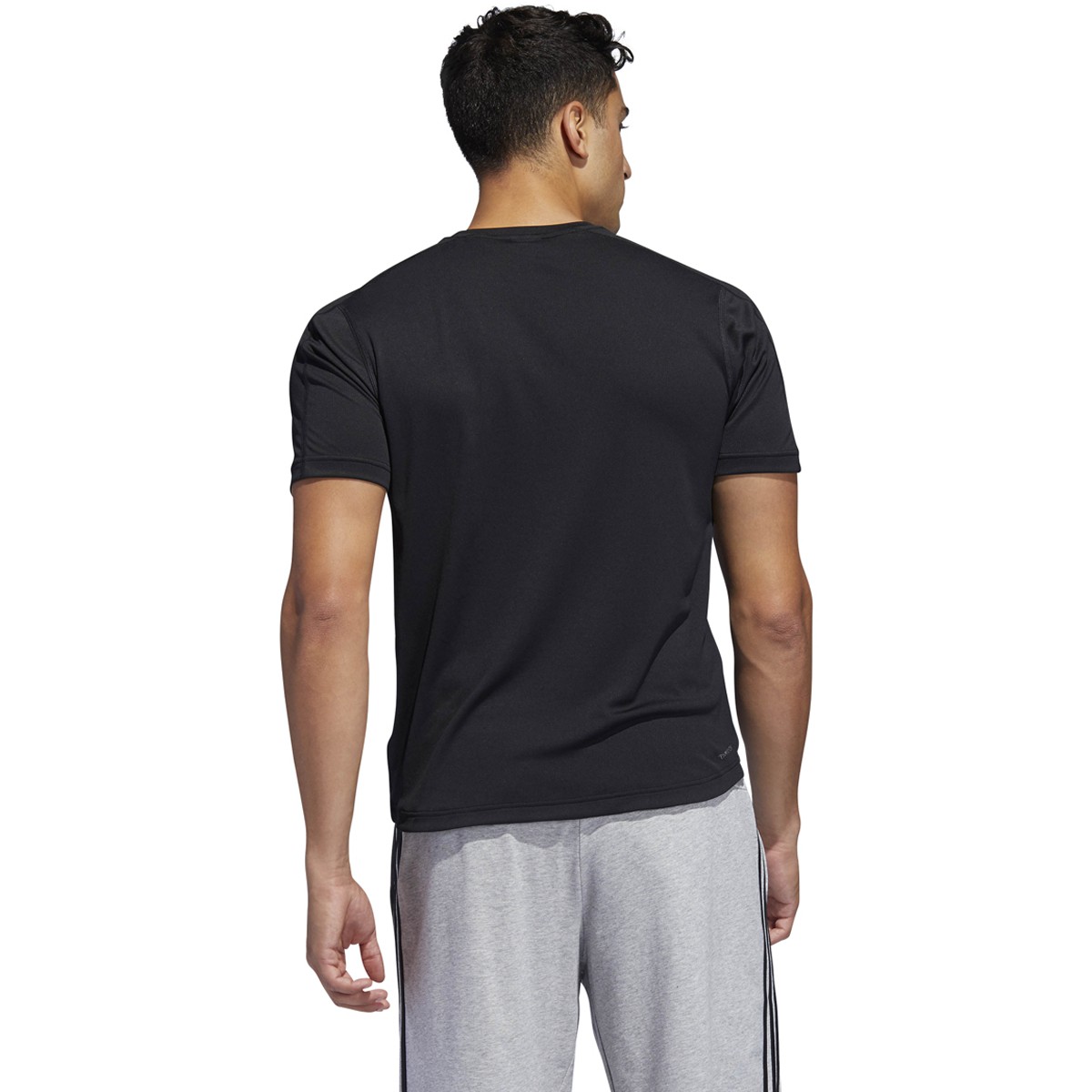 adidas Mens Athletic Short Sleeves Tee Crew Neck Workout