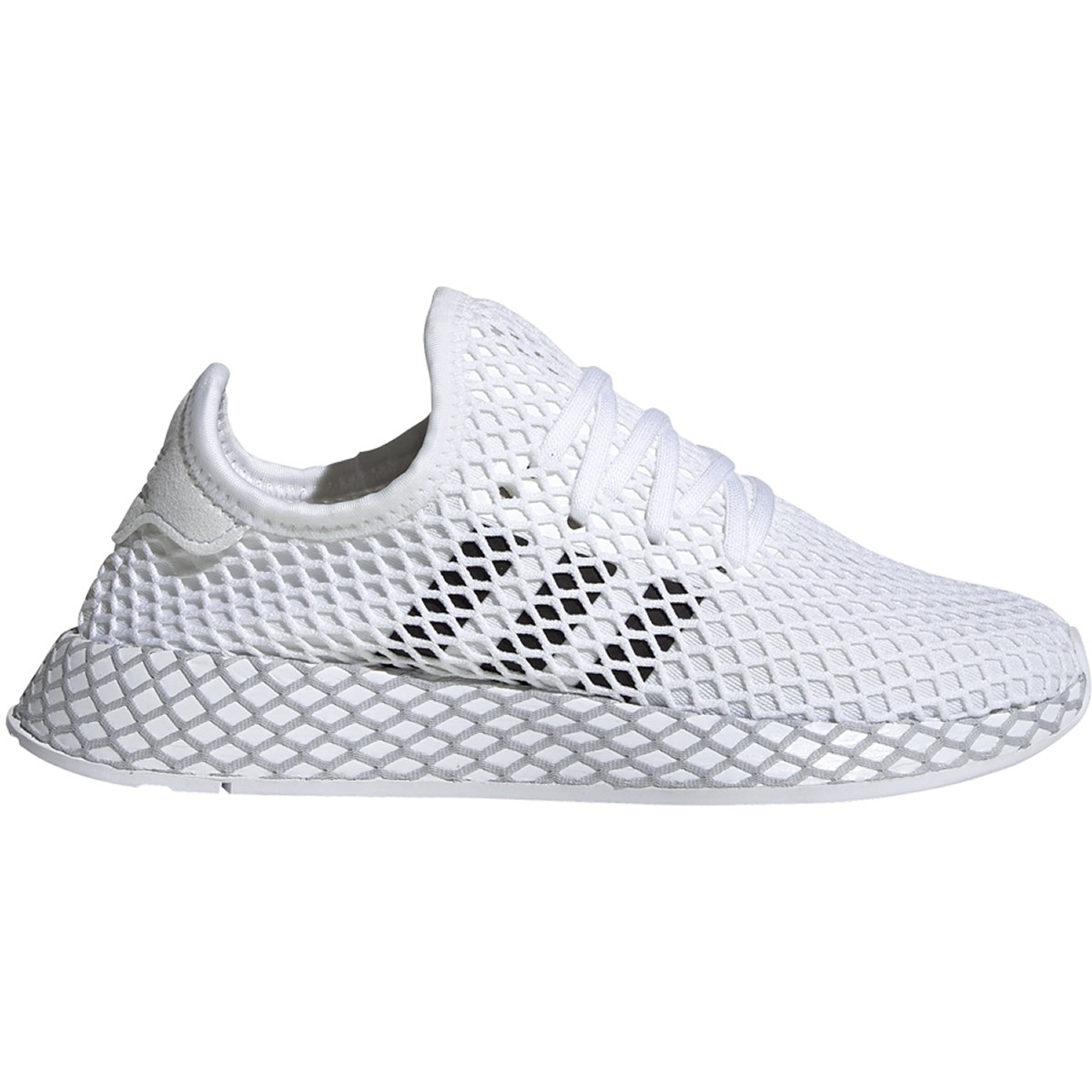Details about adidas Boys DEERUPT RUNNER WHITE/BLACK/GREY SHOES - F34295 Details about adidas Boys DEERUPT RUNNER WHITE/BLACK/GREY SHOES - F34295