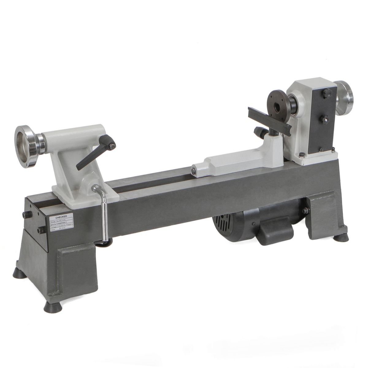 Heavy Duty 5 Speed Bench Top Power Turning Wood Lathe Tools New 10