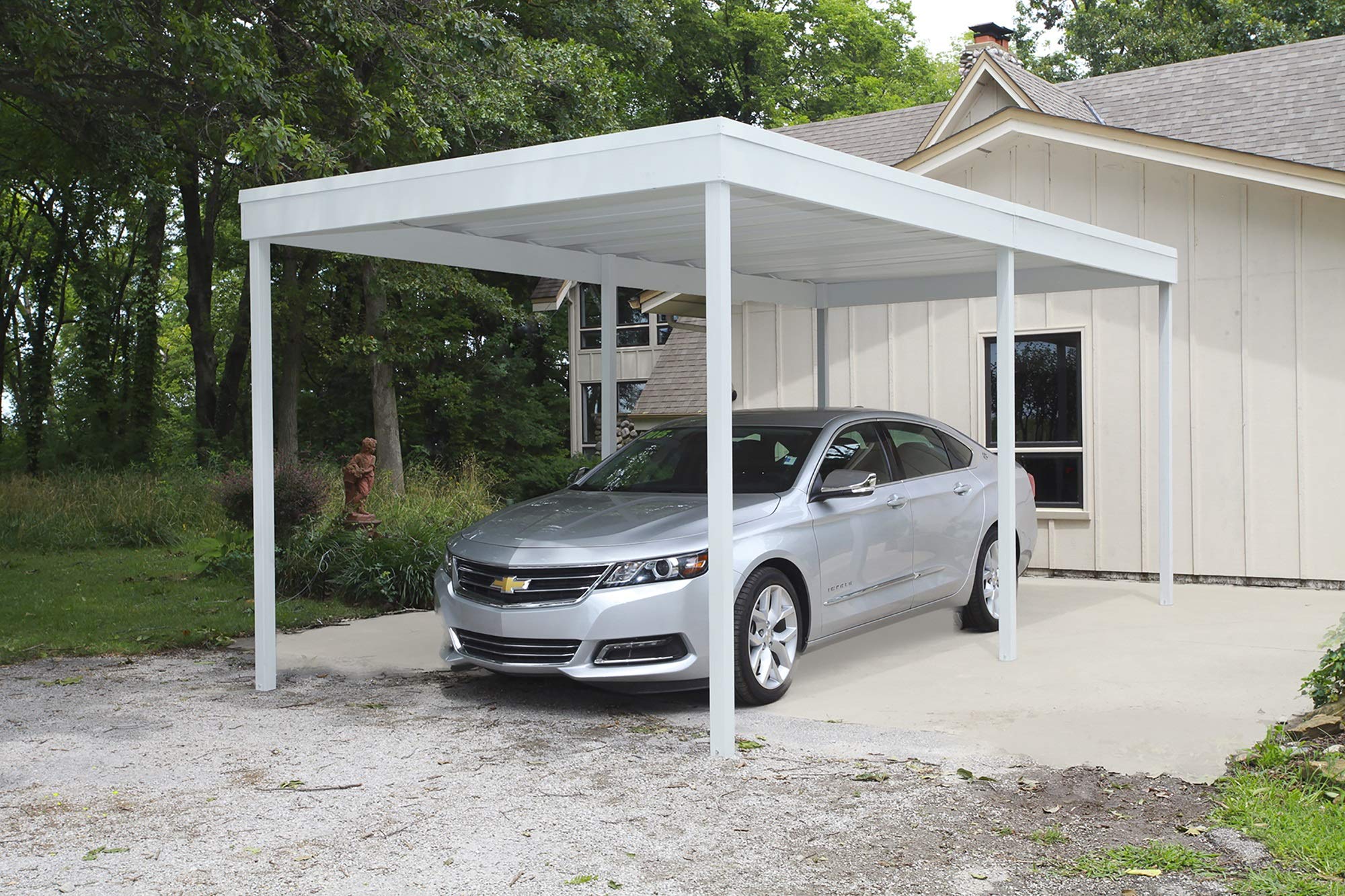 Arrow Sheds Cp1020 Free Standing Car Port 10 By 20 Feet