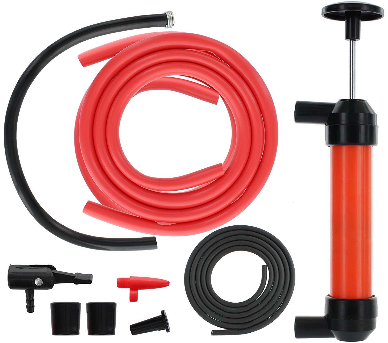 Heavy Duty Multi-Use Siphon Fuel Transfer Pump Kit (for Gas Oil ...