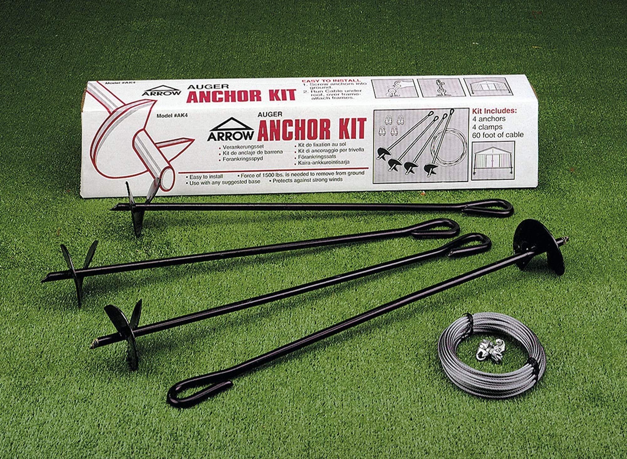Arrow Shed AK4 Earth Anchor Kit 26862100047 eBay