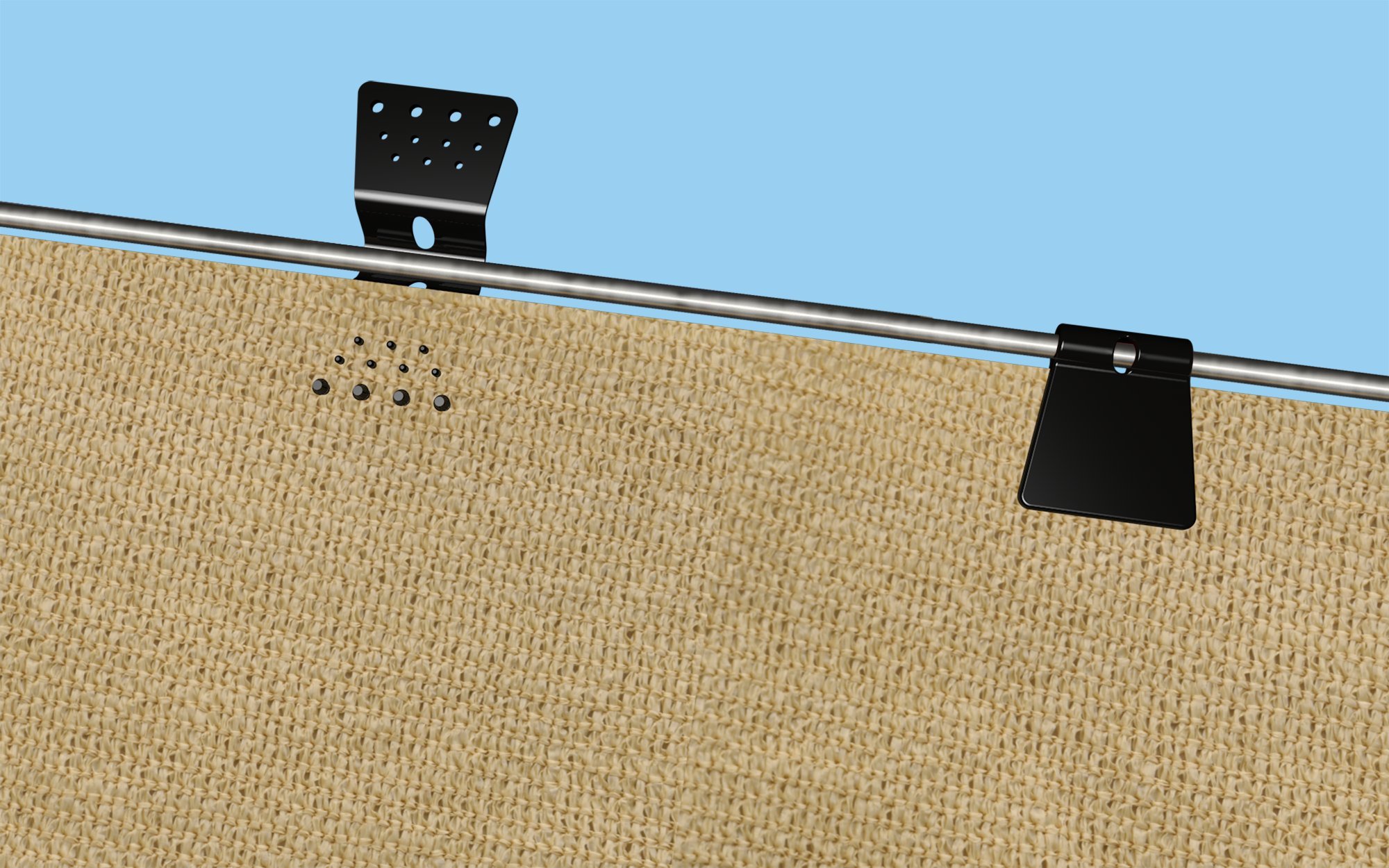 ShelterLogic Shade Sail Fabric Snap Clips (25 Pack) 677599256622 eBay