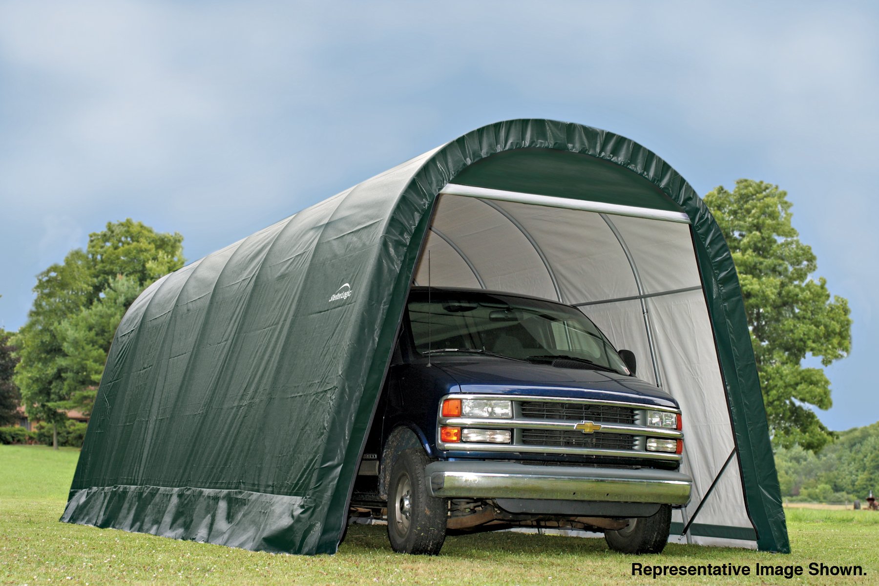 ShelterLogic 12 x 24 ft. SUV/Boat Canopy Carport | eBay