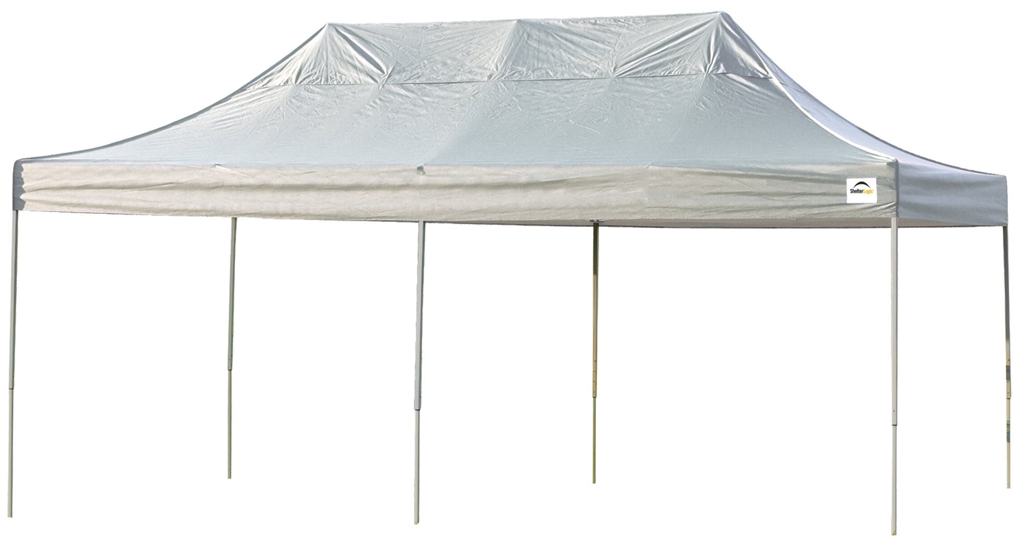 ShelterLogic Straight Leg PopUp Canopy with Roller Bag, 10 x 20 ft